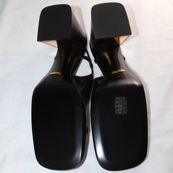 NWB Gucci GG Slingback Horsebit Pumps Heels Black 41.5 643892 - Picture 6 of 8
